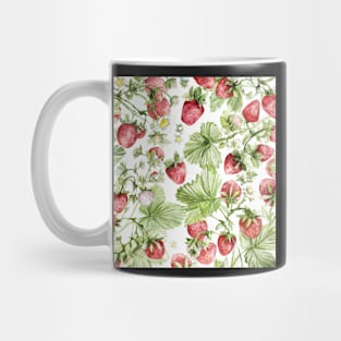 Watercolor strawberry Mug